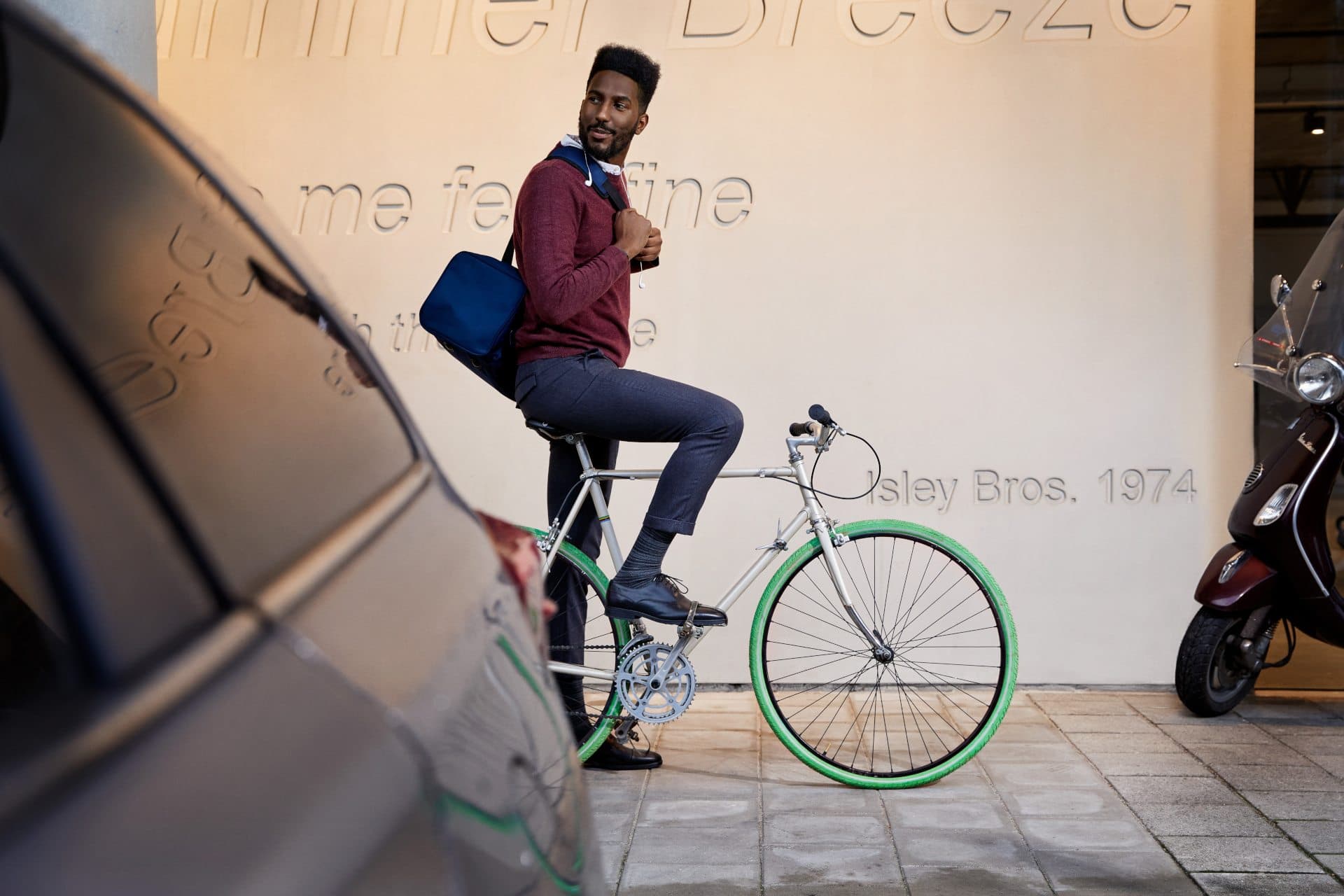 Professional op de fiets